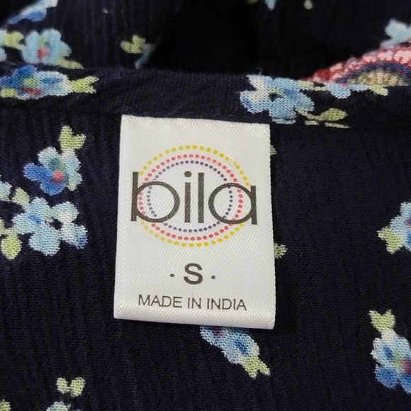 Bila Boho Print Flowy Tank Top Small NWOT - Picture 5 of 6